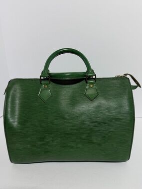 Louis Vuitton Green Epi Leather Speedy